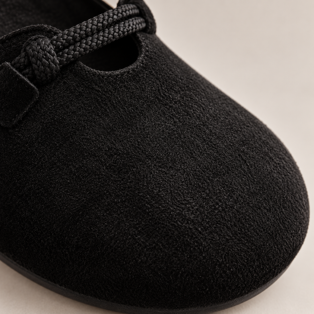 Ortopædiske slip-on sko til dame med rebdetalje