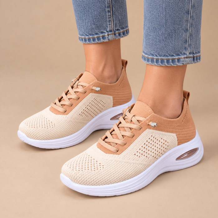 Ortopædiske sneakers til dame med bred forfod