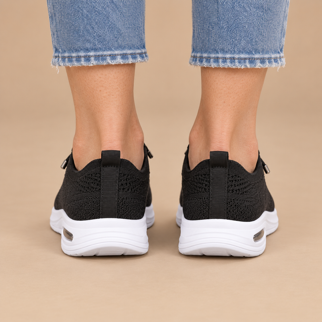 Ortopædiske sneakers til dame med bred forfod