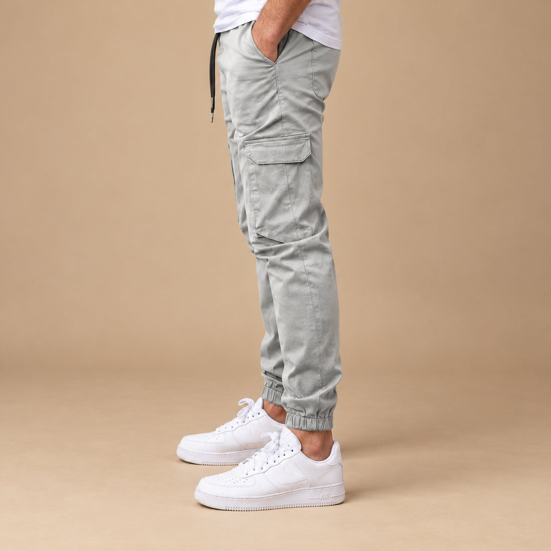 Slim fit joggingbukser til herre