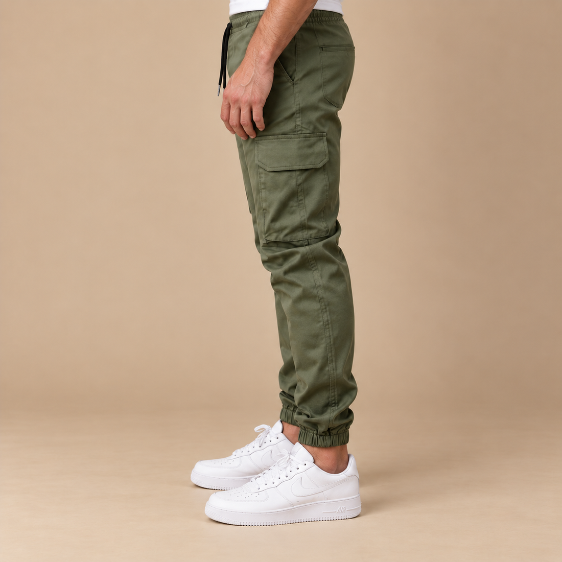 Slim fit joggingbukser til herre
