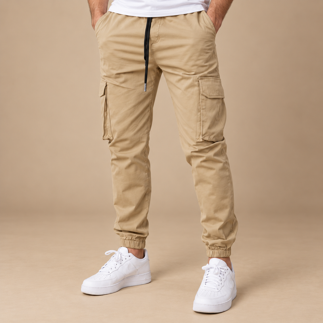 Slim fit joggingbukser til herre
