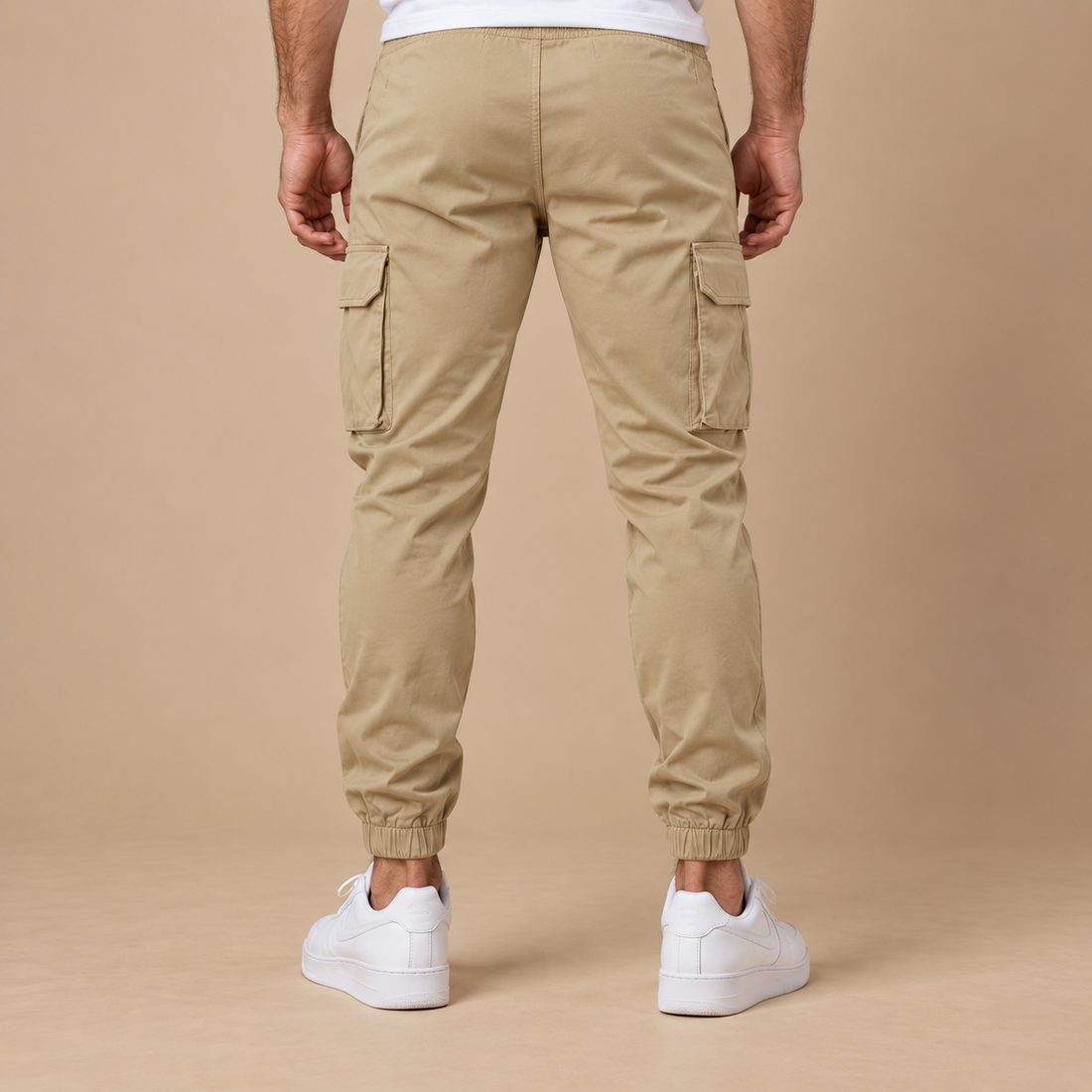 Slim fit joggingbukser til herre