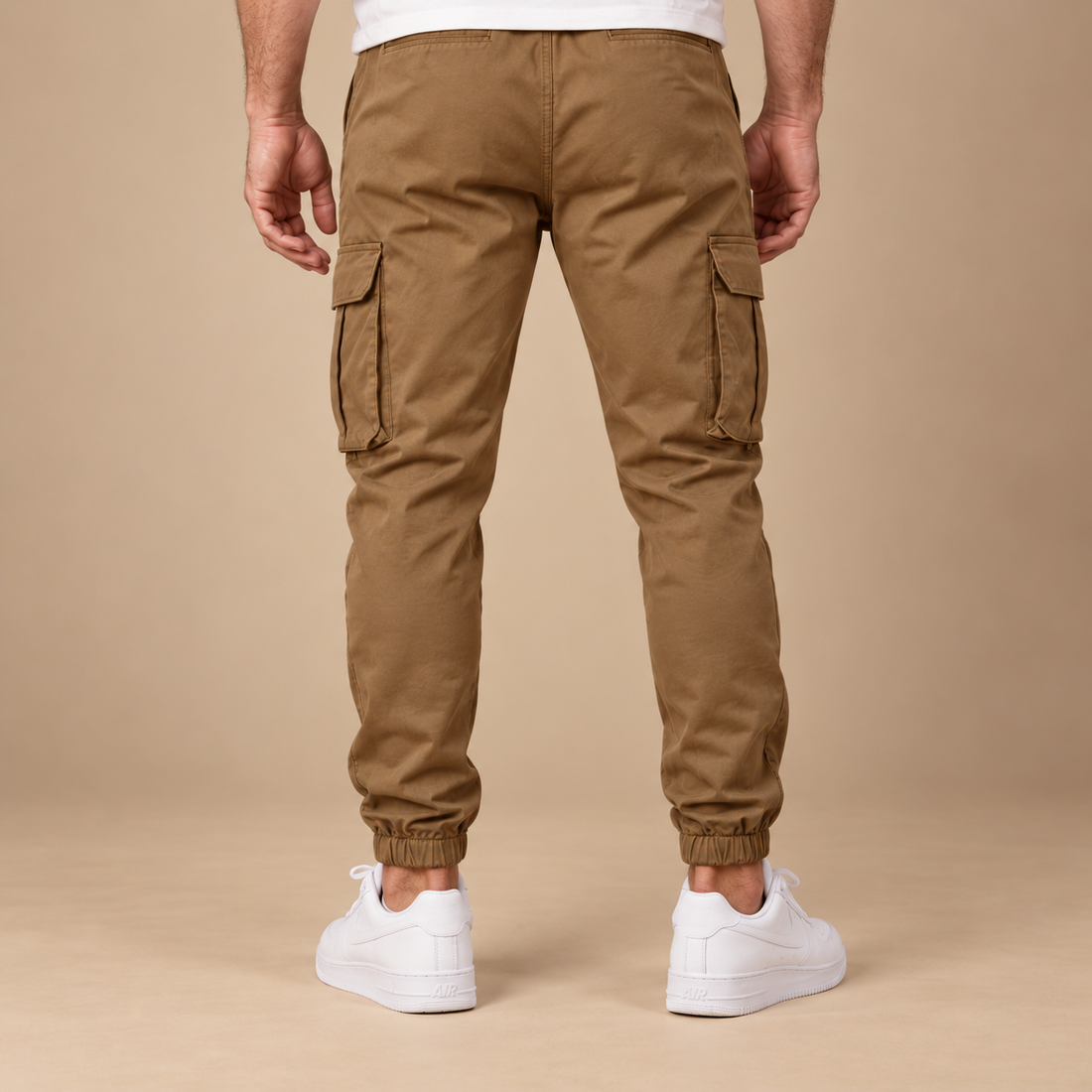 Slim fit joggingbukser til herre