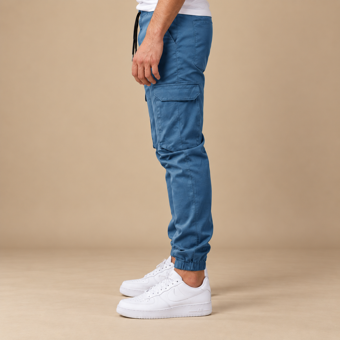 Slim fit joggingbukser til herre