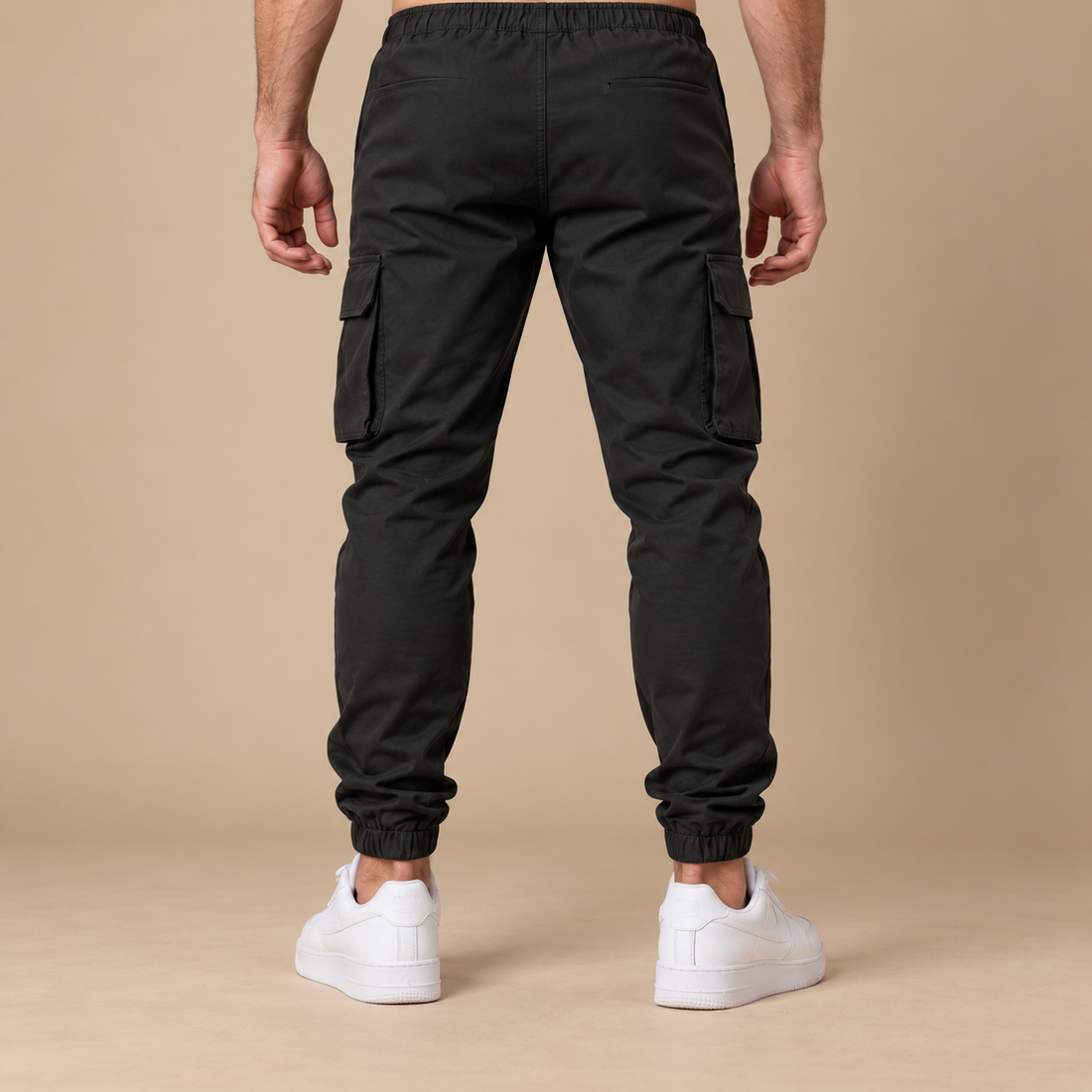 Slim fit joggingbukser til herre