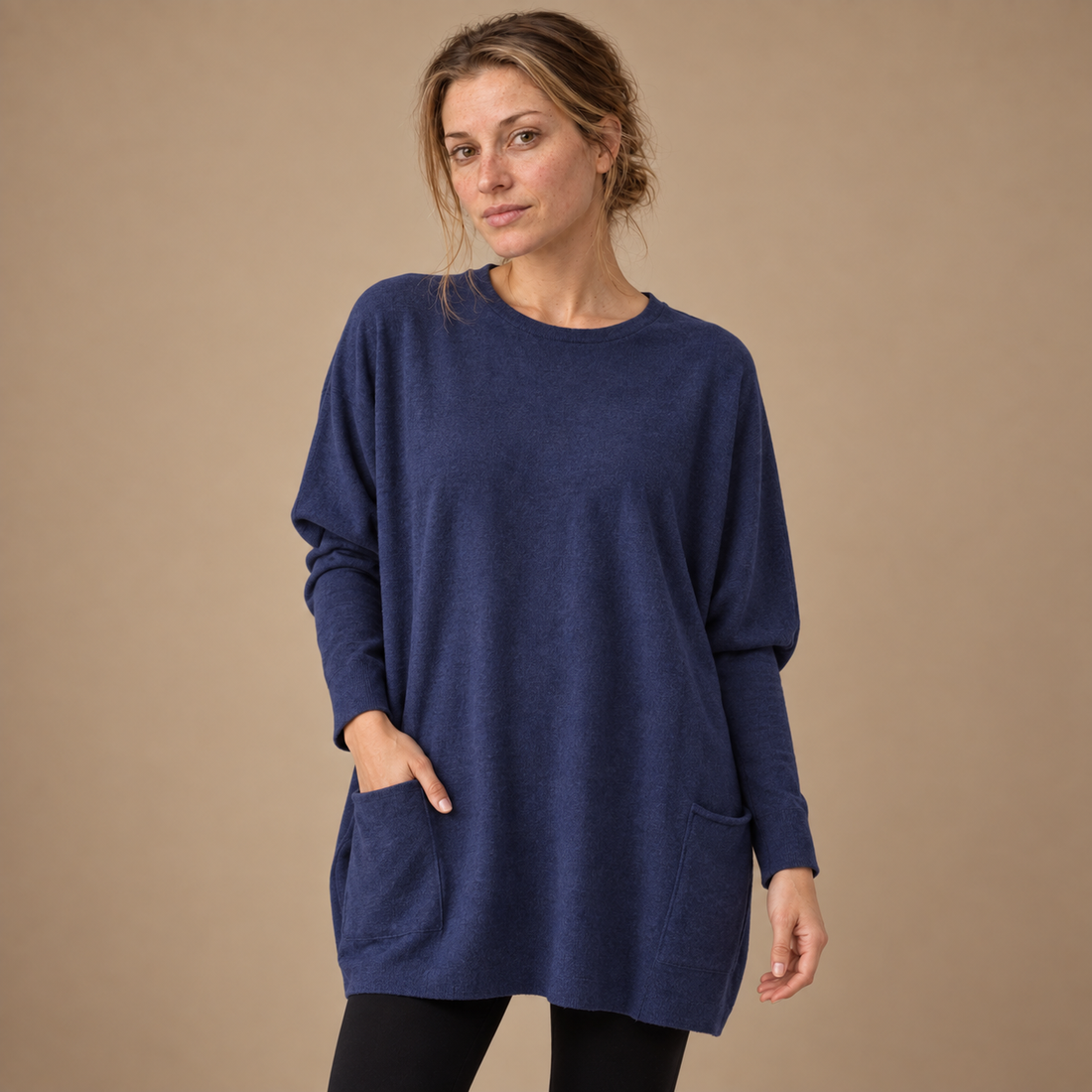 Oversized top til dame