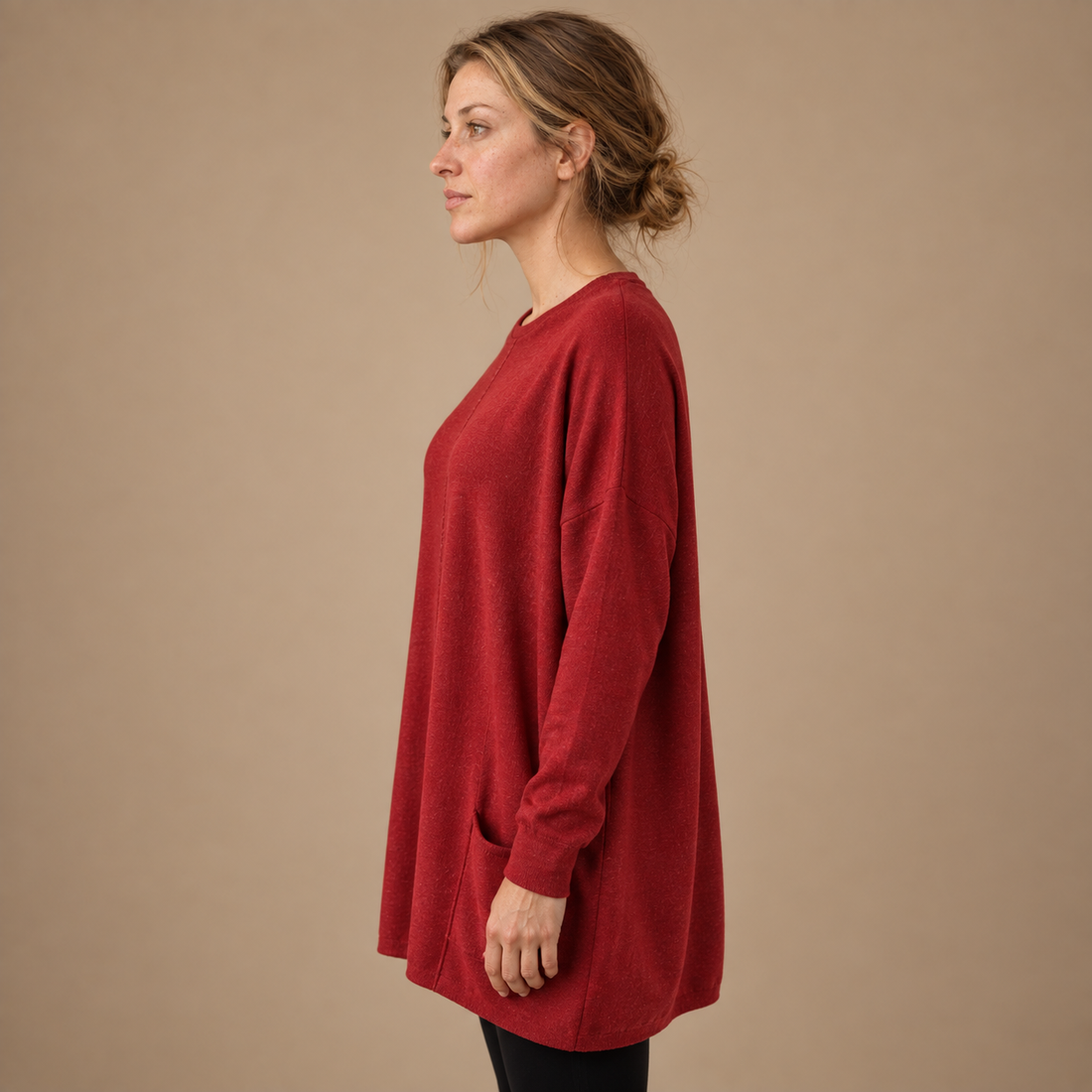 Oversized top til dame