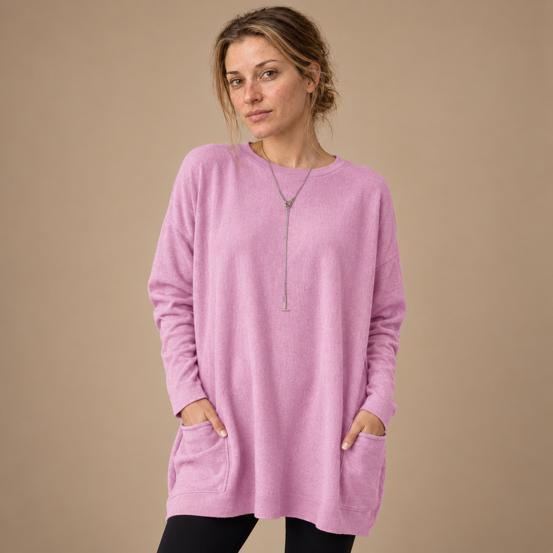 Oversized top til dame