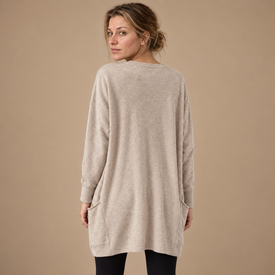Oversized top til dame