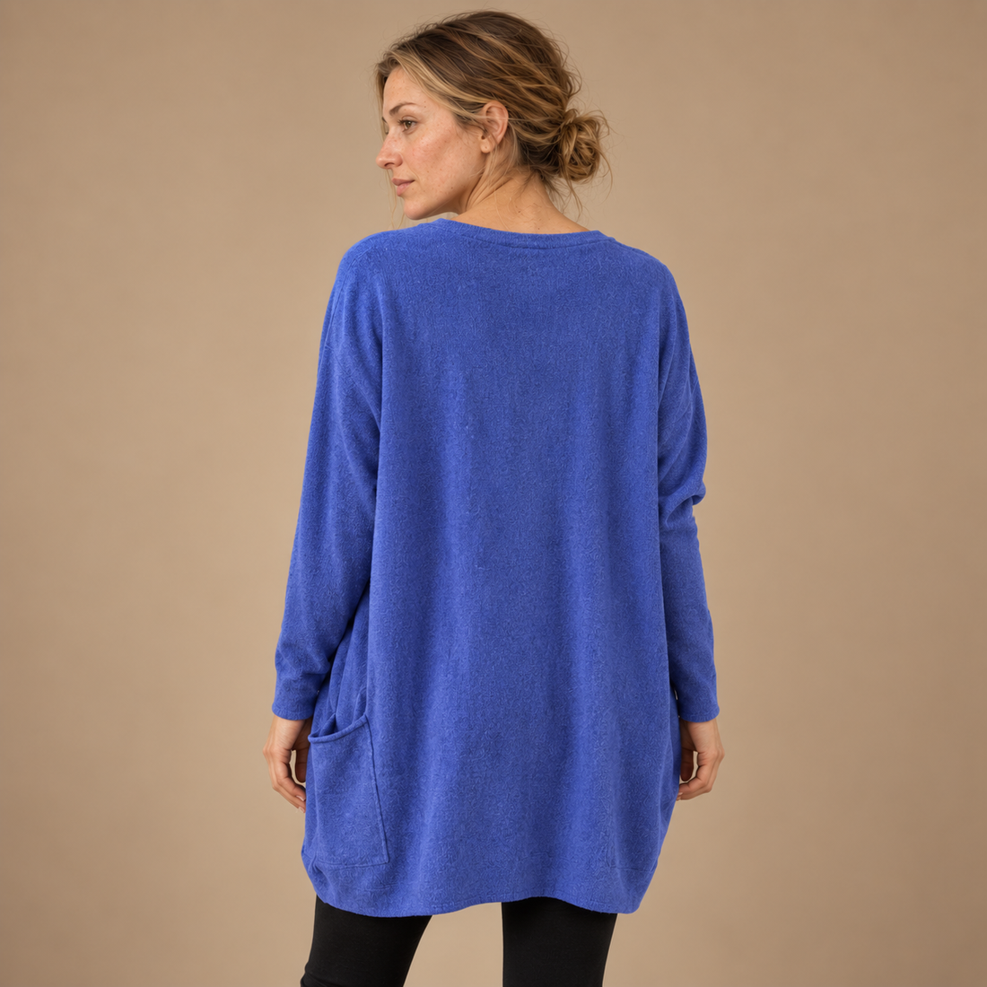 Oversized top til dame