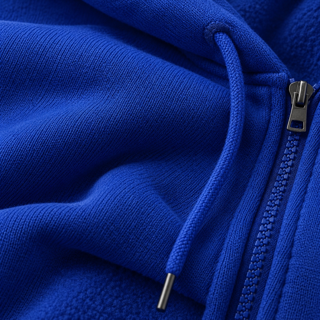 Hættetrøje til herre i slim fit med fleecefor