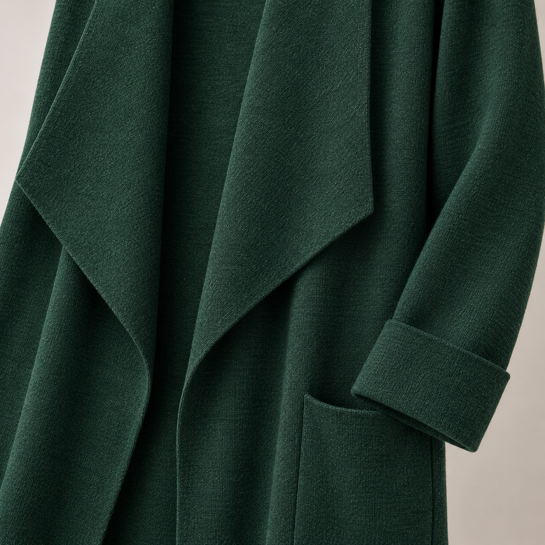 Lang cardigan til dame
