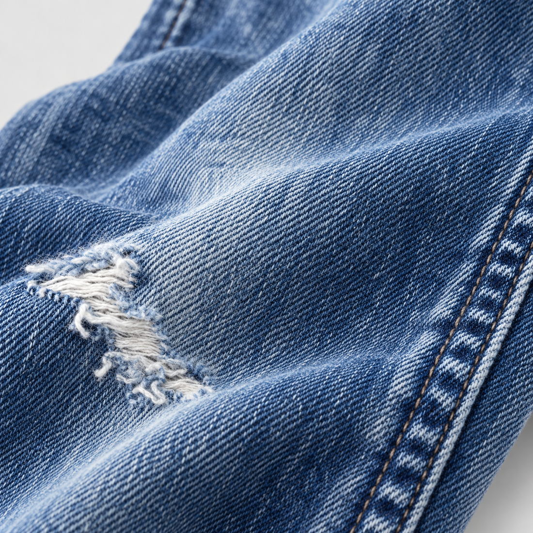 Damejeans med figurnær pasform