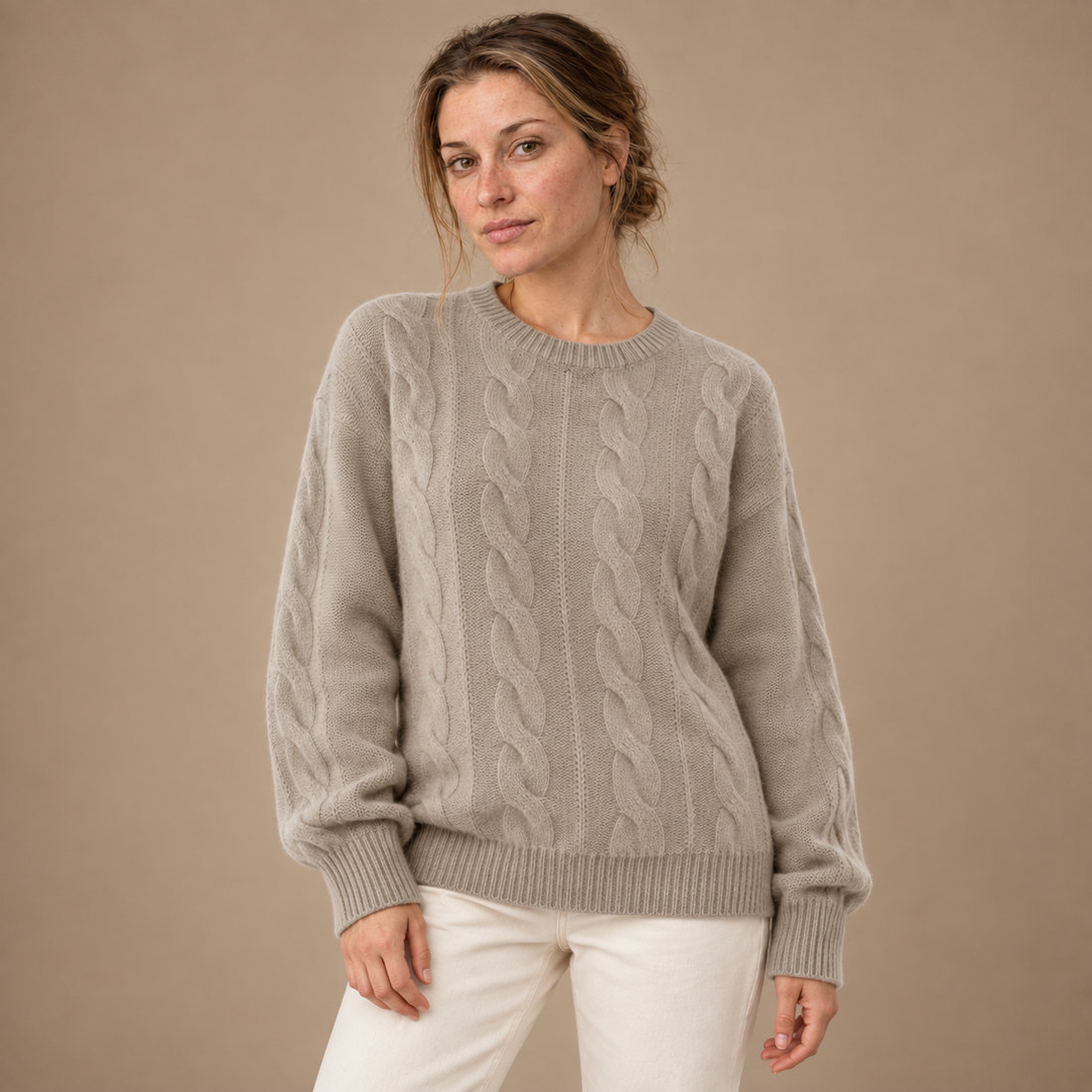 Vintersweater til dame i slim fit