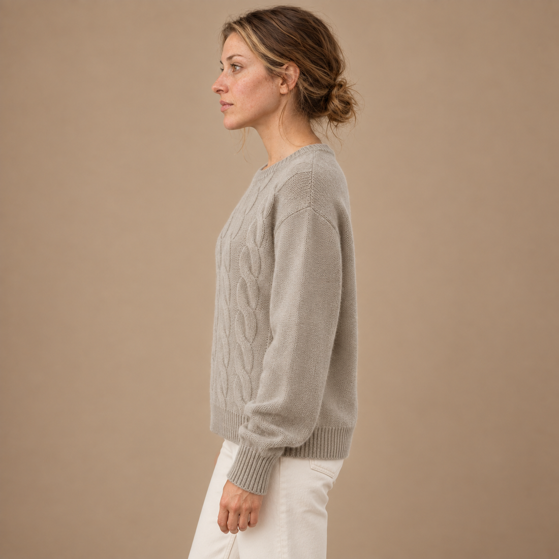 Vintersweater til dame i slim fit