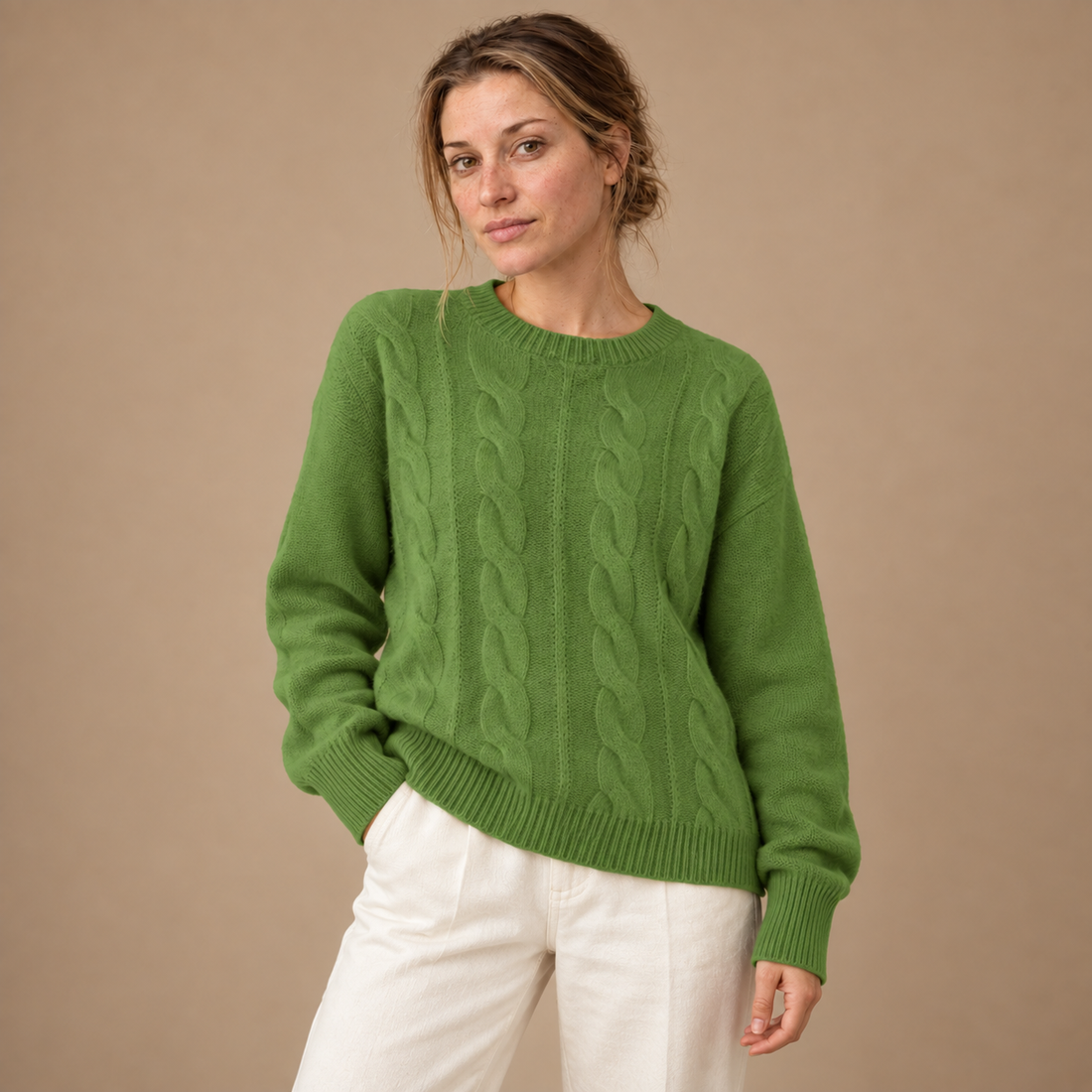Vintersweater til dame i slim fit