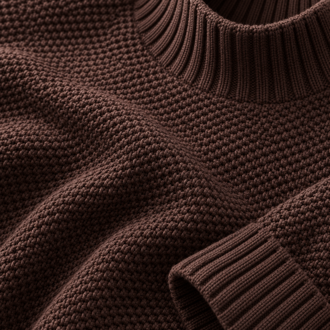 Strikket damesweater, one size