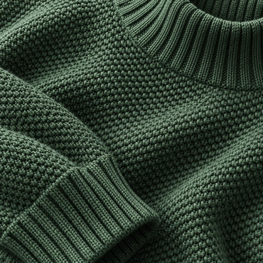 Strikket damesweater, one size