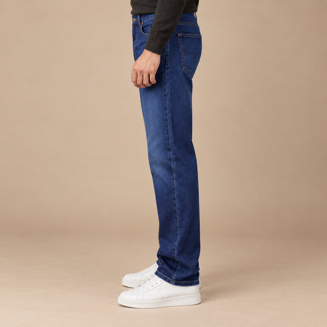 Herrejeans med lige ben