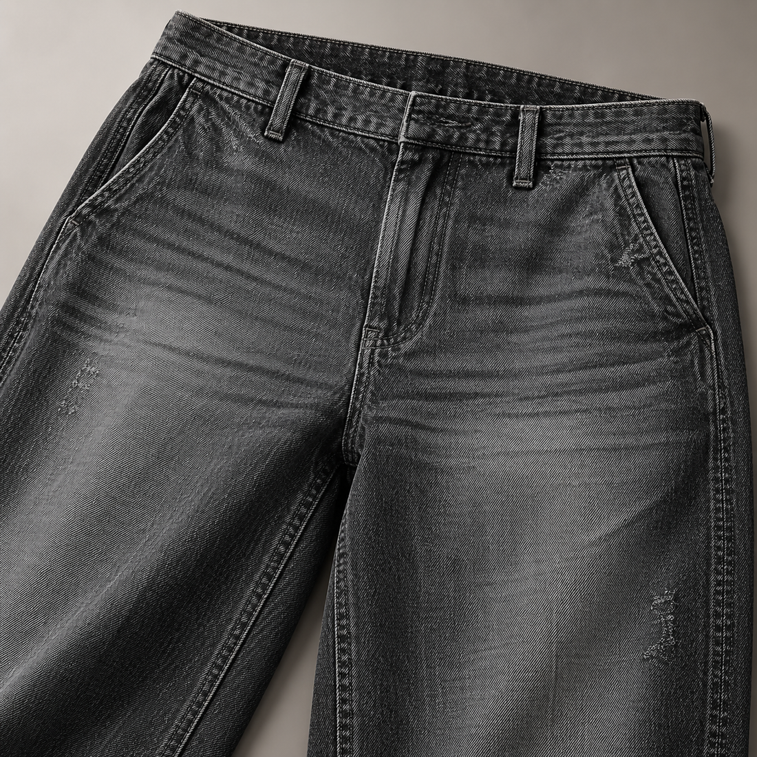 Damejeans med vide ben