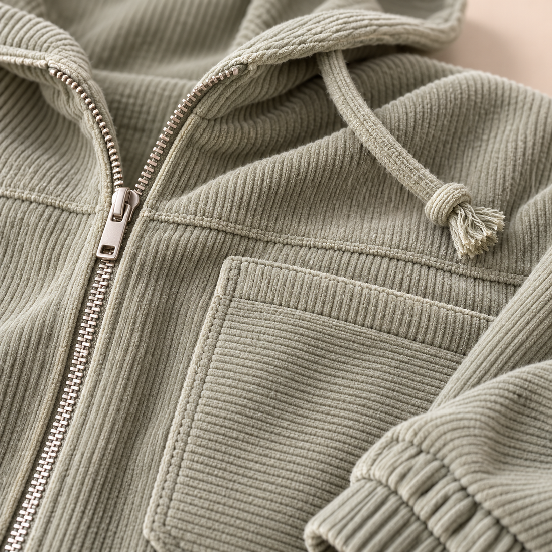 Hoodie til dame med bredt snit