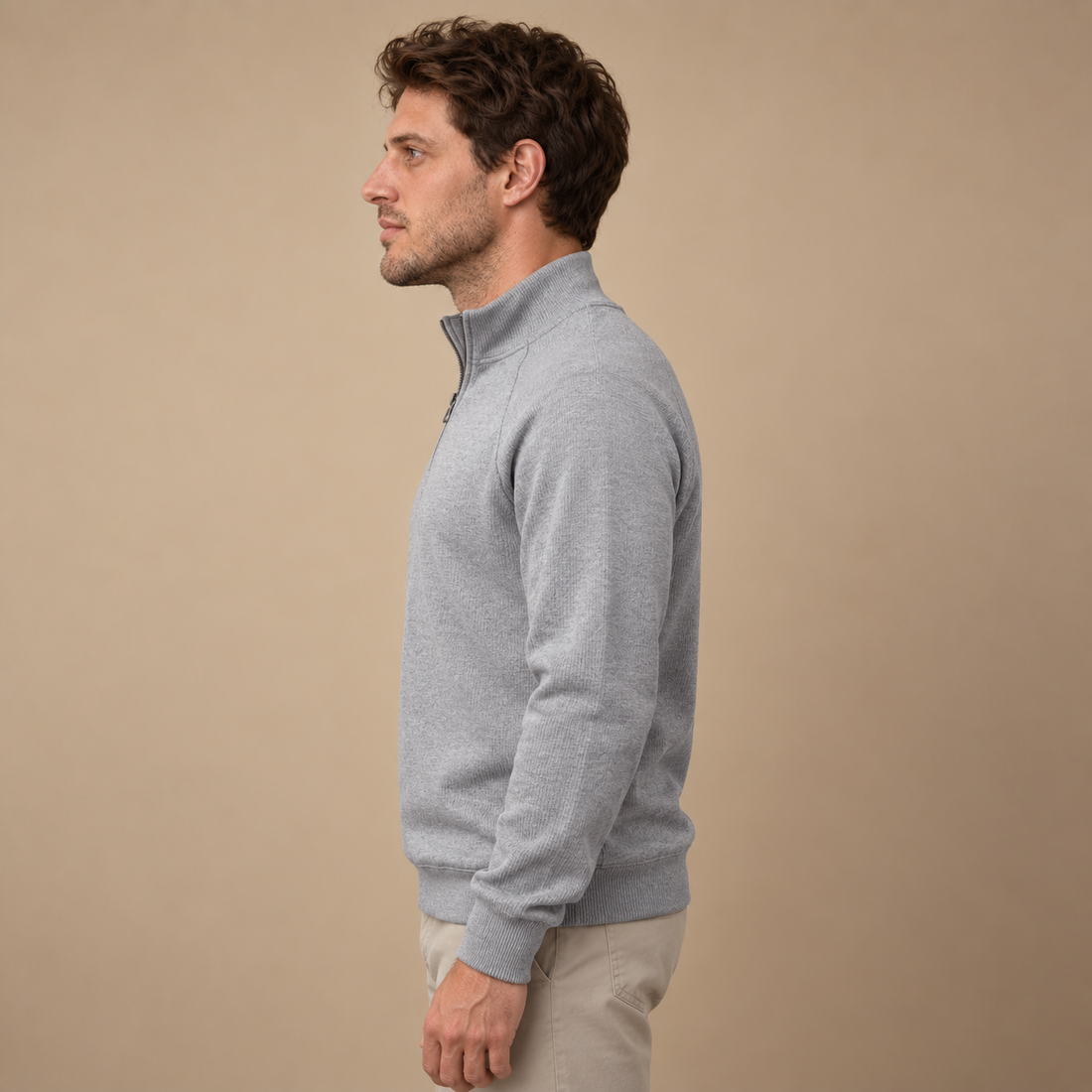 Termosweater til herre med slank pasform