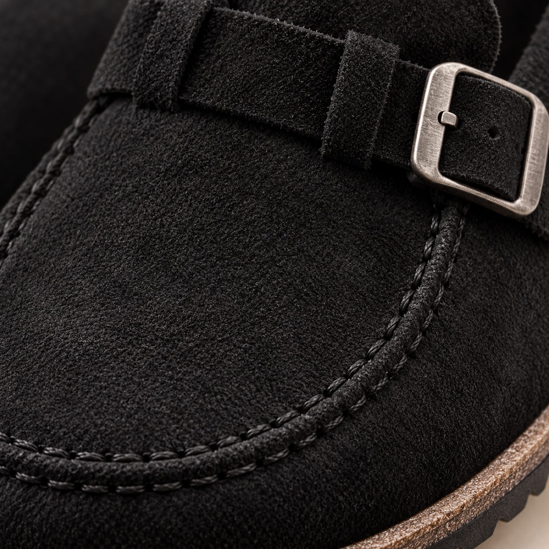 Ortopædiske loafers til dame med spænde