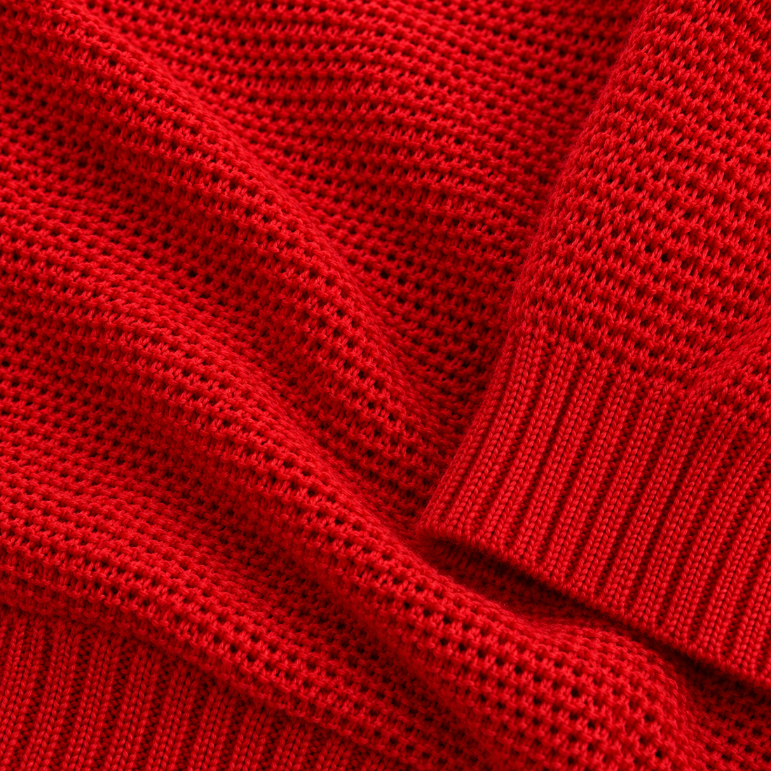 Glatstrikket sweater til dame