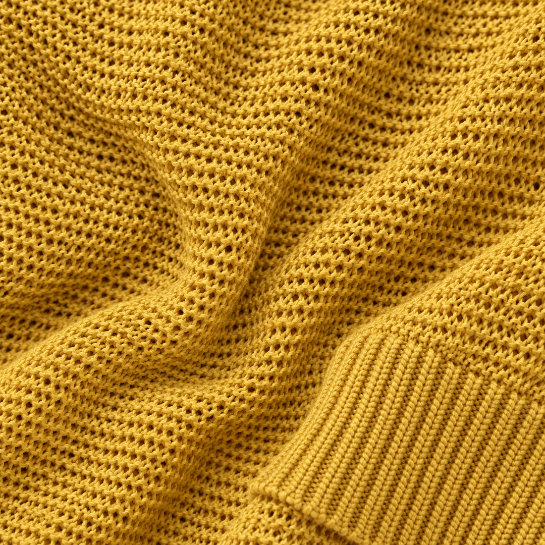 Glatstrikket sweater til dame