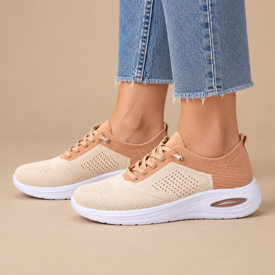 Ortopædiske sneakers til dame med bred forfod