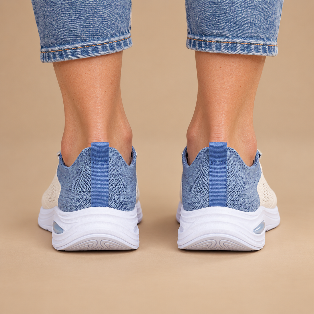 Ortopædiske sneakers til dame med bred forfod