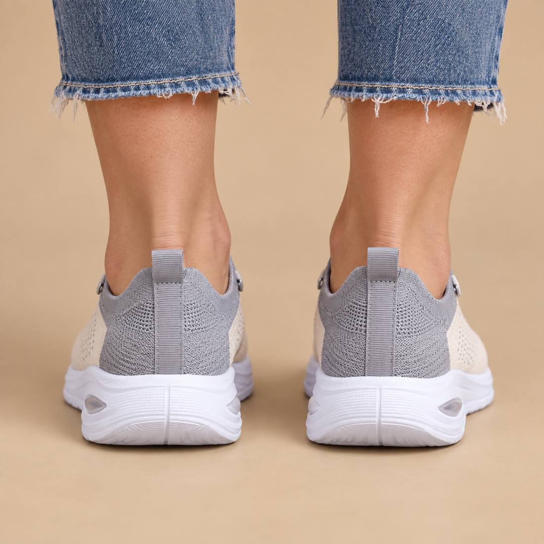 Ortopædiske sneakers til dame med bred forfod