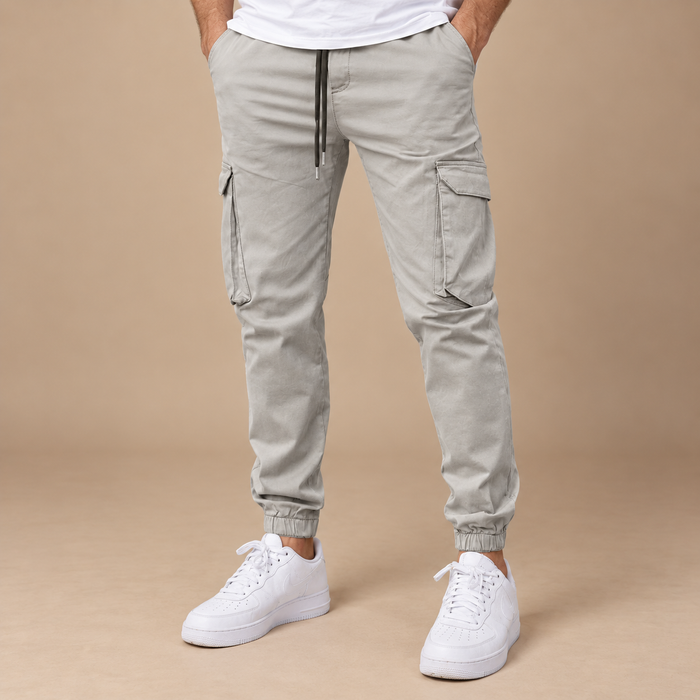 Slim fit joggingbukser til herre