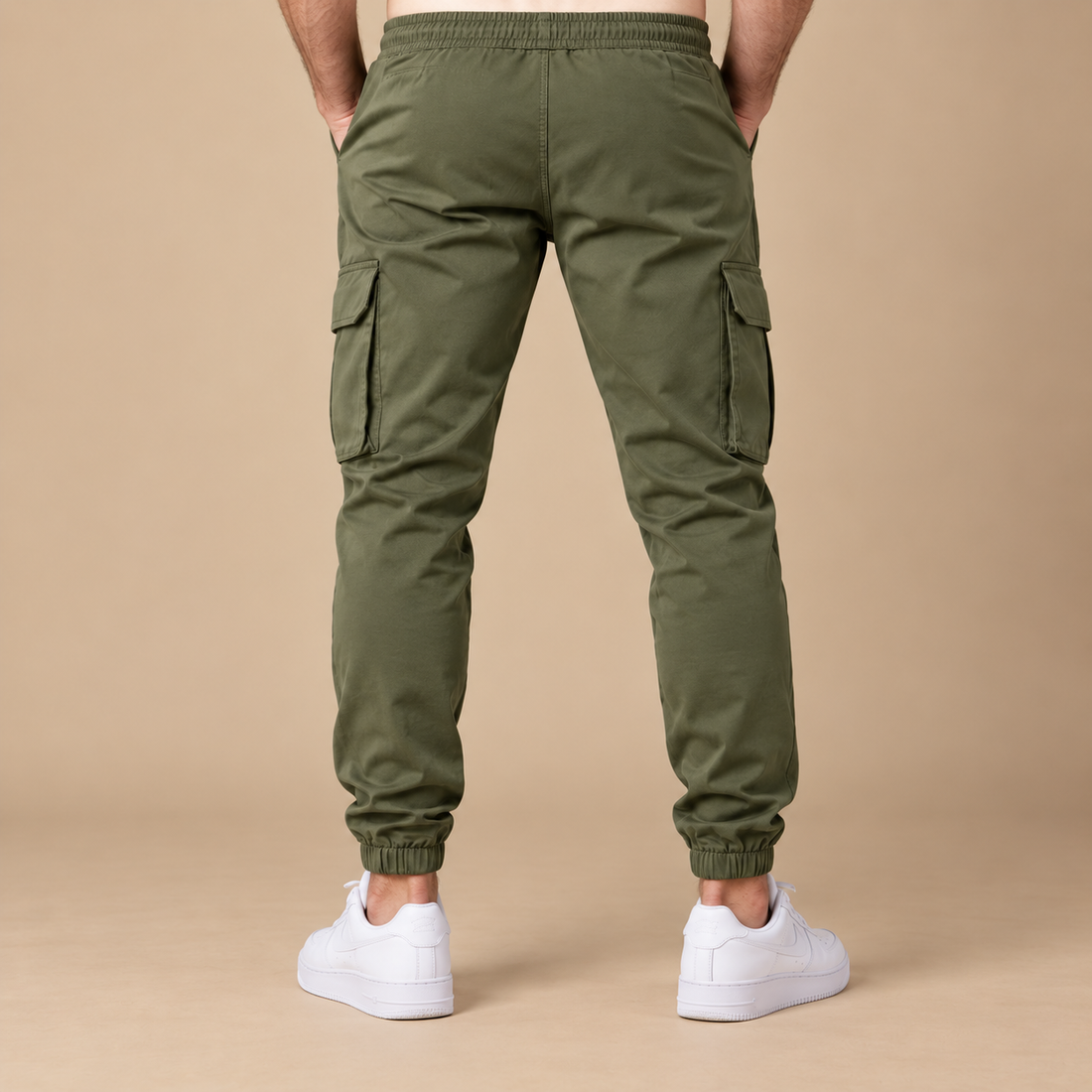 Slim fit joggingbukser til herre
