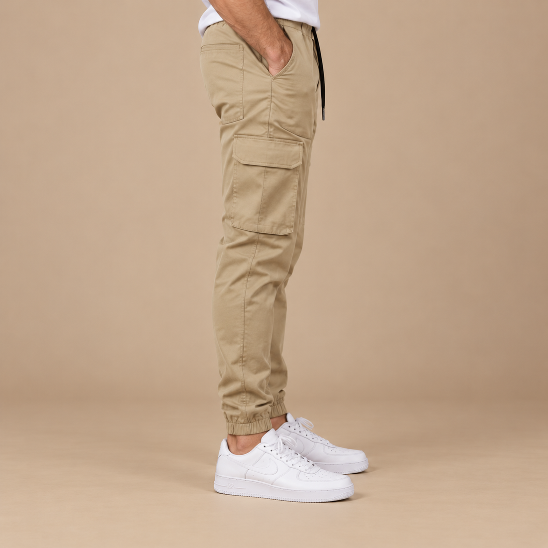 Slim fit joggingbukser til herre