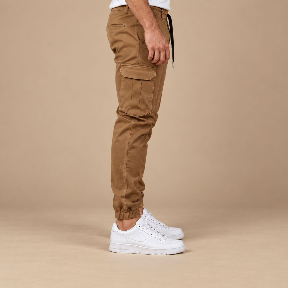 Slim fit joggingbukser til herre