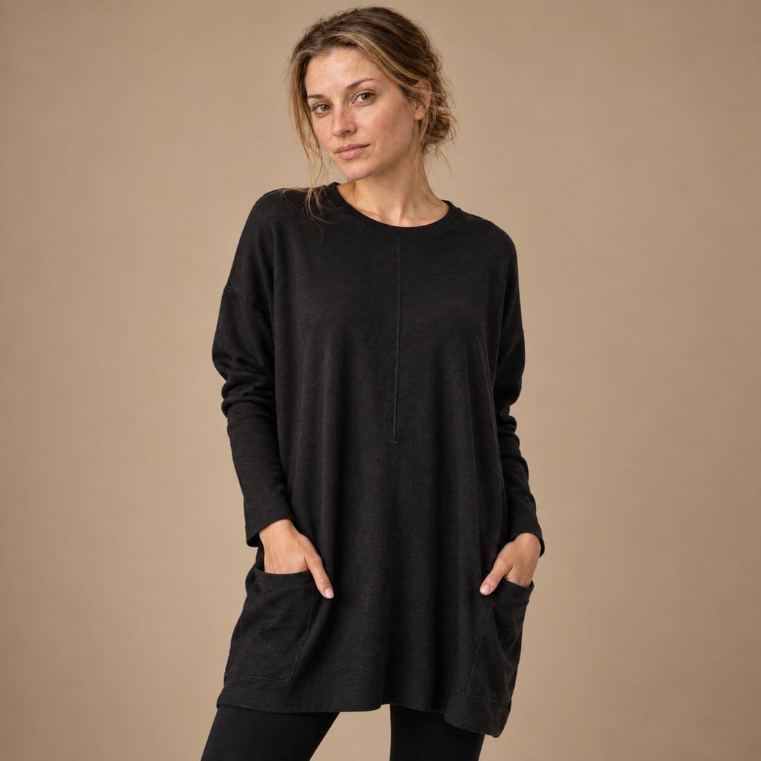 Oversized top til dame