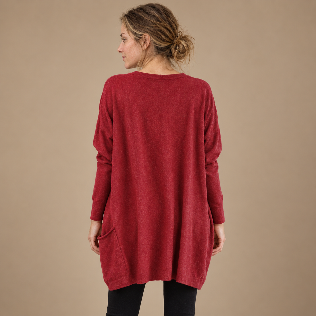Oversized top til dame