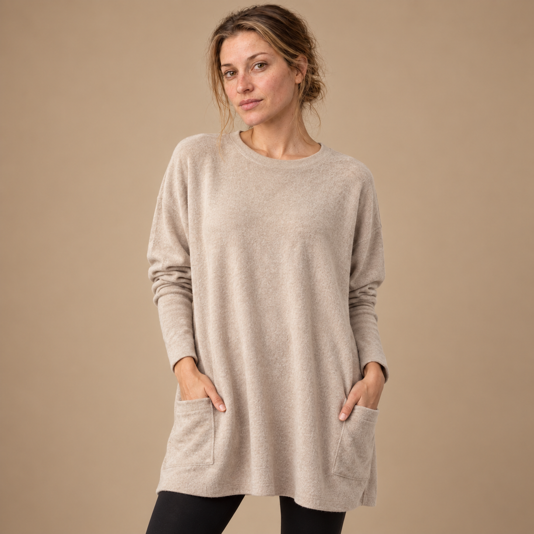 Oversized top til dame