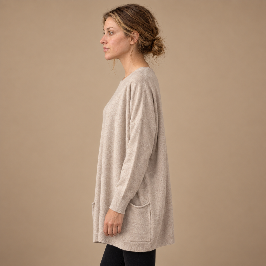 Oversized top til dame