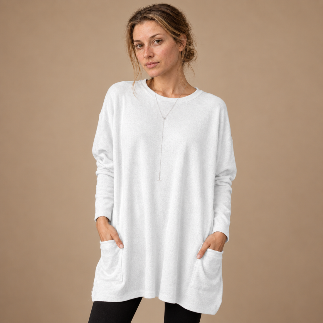 Oversized top til dame