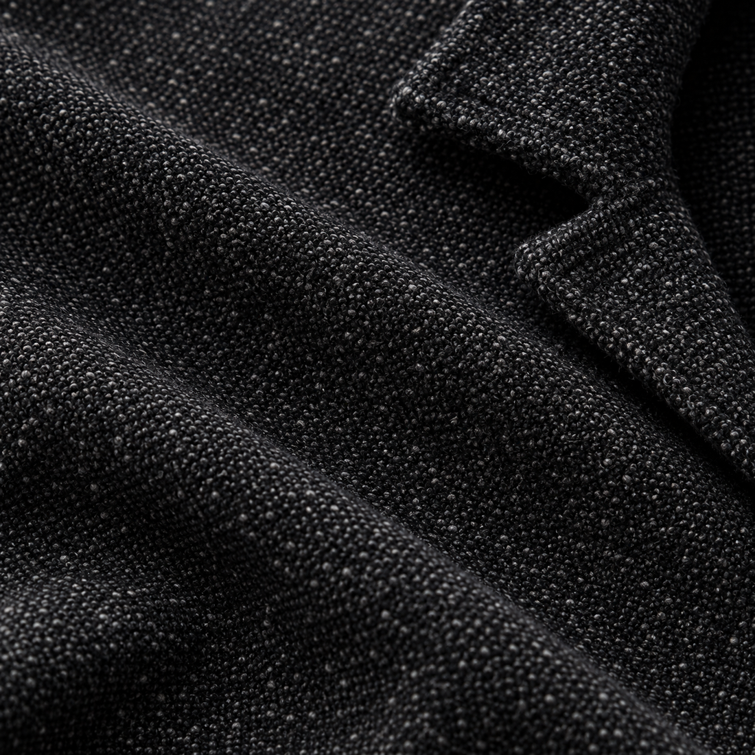 Slim fit strikcardigan til herre