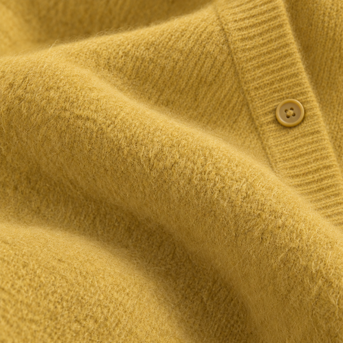 Strikcardigan til dame med knapper