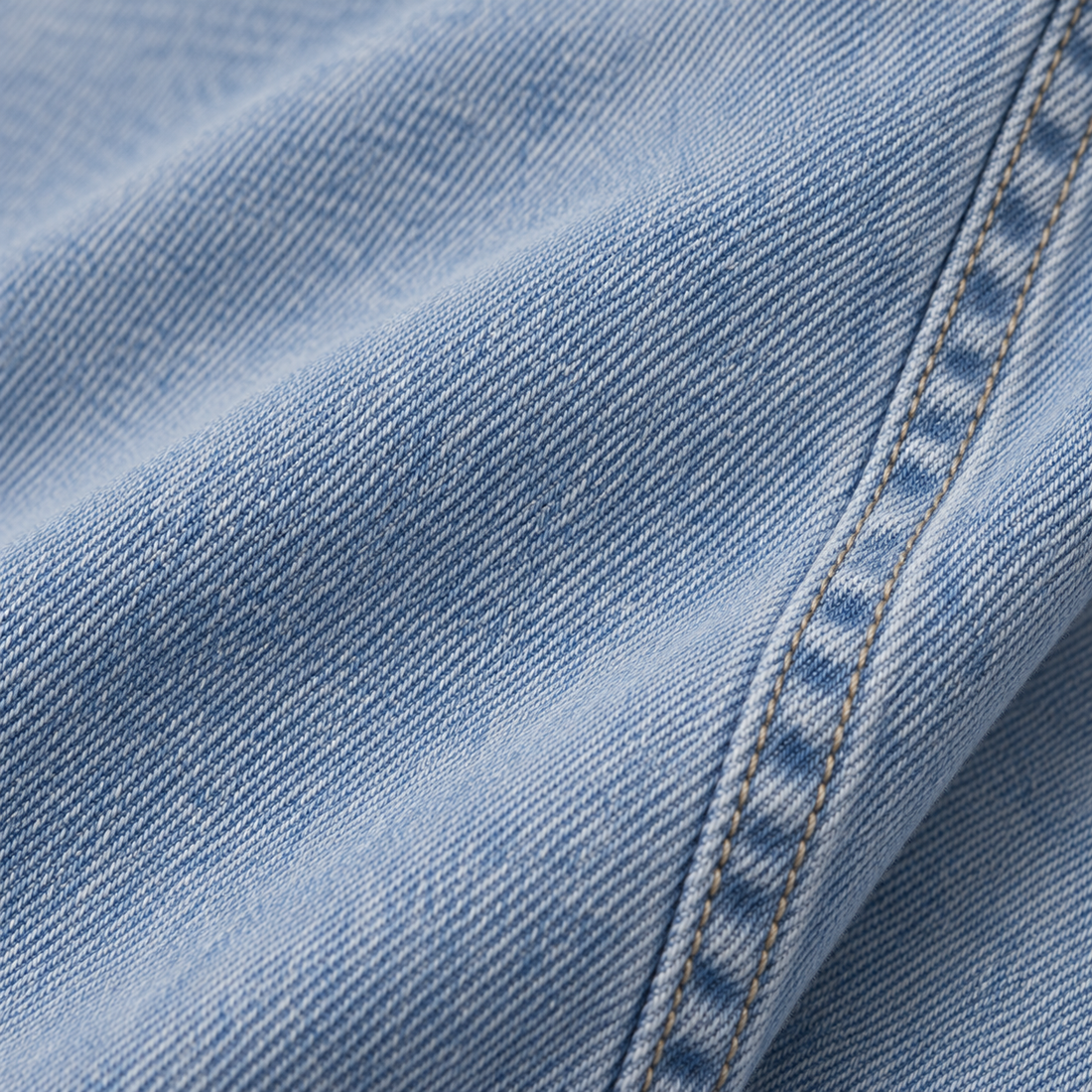 Bootcut jeans til dame i blå denim