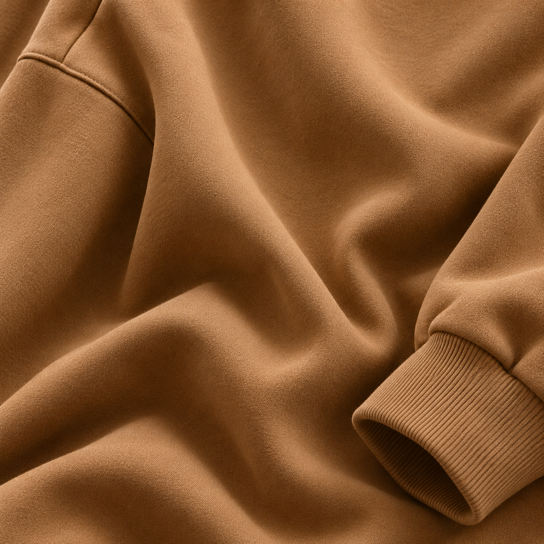 Oversized damesweater med luftig overflade