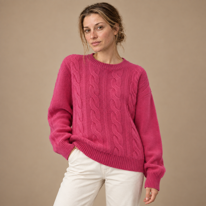 Vintersweater til dame i slim fit