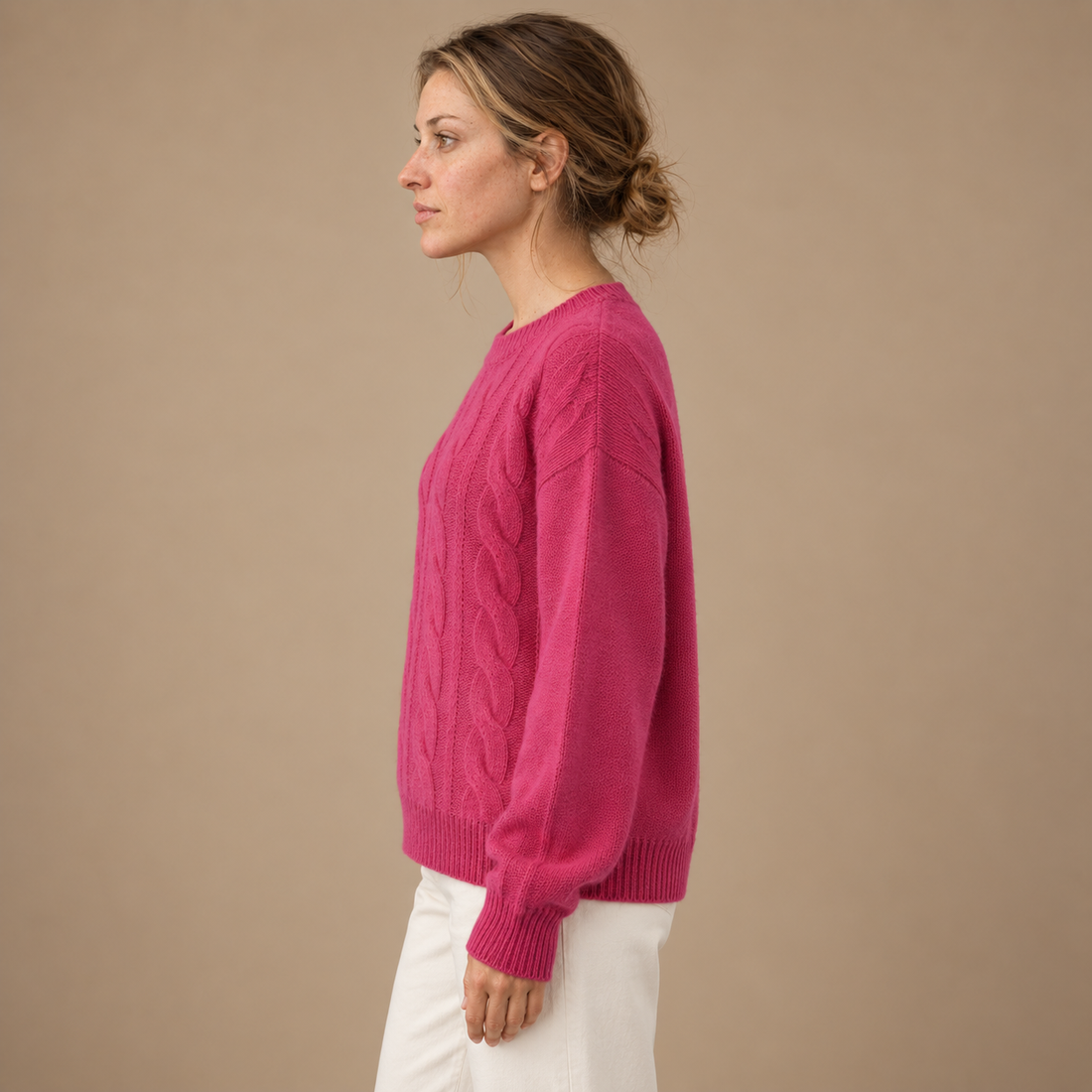 Vintersweater til dame i slim fit