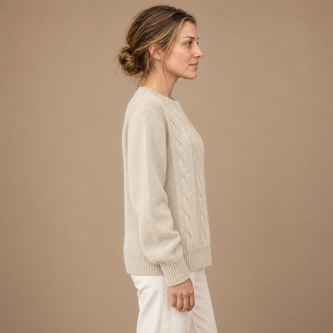 Vintersweater til dame i slim fit