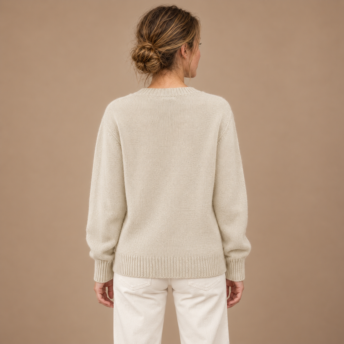 Vintersweater til dame i slim fit